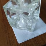 Glass ice cube lamp circa 1960