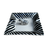 Zebra ashtray
