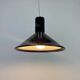 Danish purple glass pendant by Michael Bang for Holmegaard 1972