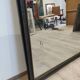Mirror in black molded wood 109x93 Napoleon III era