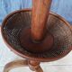 Charles X knitting machine in inlaid rosewood and rattan