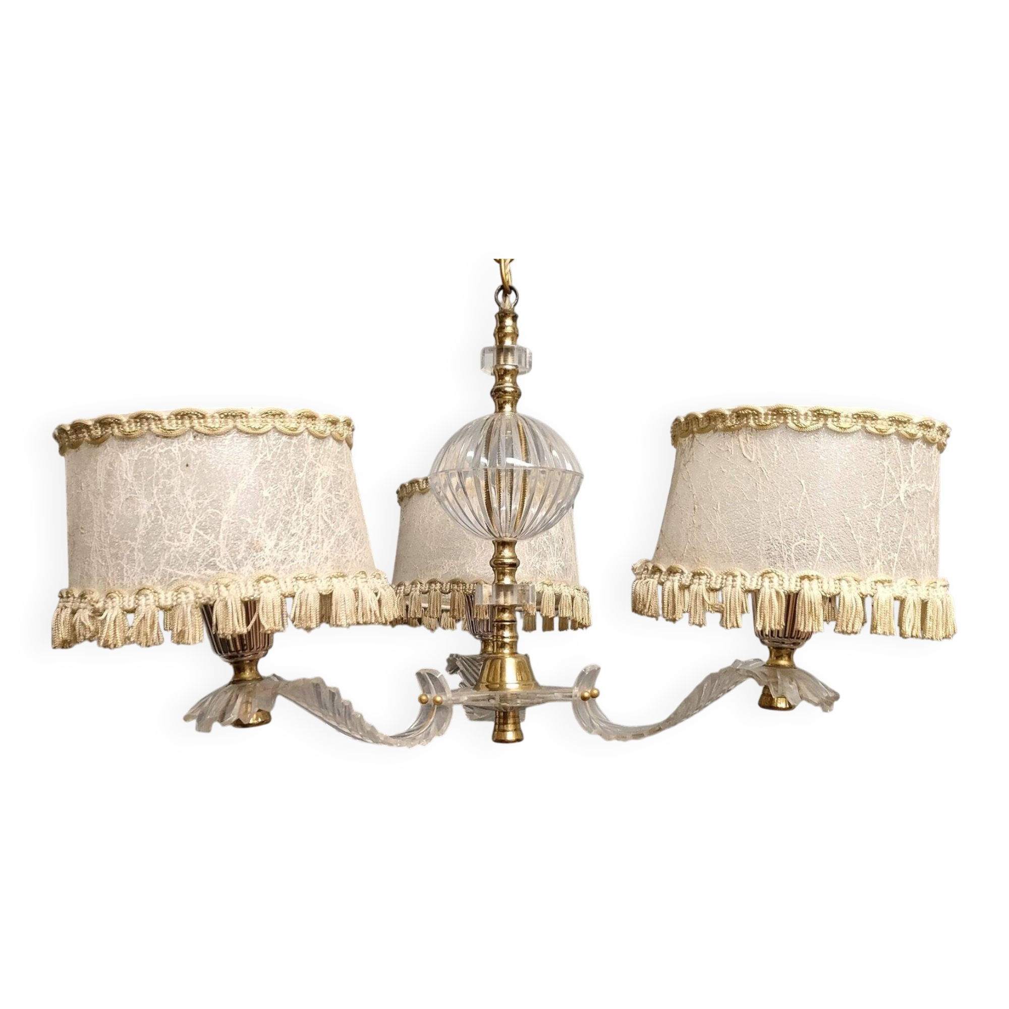 50's Rockabilly Chandelier - Three Lights - France