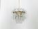 Crystal Glass Chandelier by Kinkeldey
