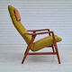 Alf Svensson, 60s, armchair model Kontur, completely restored, furniture wool