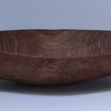 Oblong cut solid wood carved monoxyl