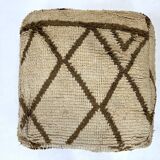 Moroccan kilim pouf