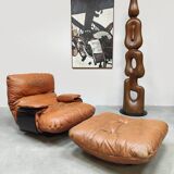Vintage design Marsala lounge chair fauteuil ottoman M.Ducaroy Ligne Roset