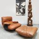 Vintage design Marsala lounge chair fauteuil ottoman M.Ducaroy Ligne Roset