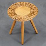 Tabouret en bois Jan Kalous des années 1970 pour ULUV, Tchécoslovaquie