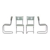 Chaises Bauhaus vintage de Robert Slezák, 1930, ensemble de 4