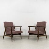 Pair of vintage armchairs, Poland, 1960s