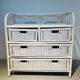 Commode rotin 4 tiroirs
