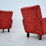 Art Deco armchairs H-283 by Jindřich Halabala, 1949s