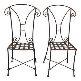 Wrought iron chairs