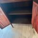 Antique marble and wood sideboard