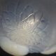 René Lalique, pendant light, opalescent chandelier, "Dahlias", signed, excellent condition.