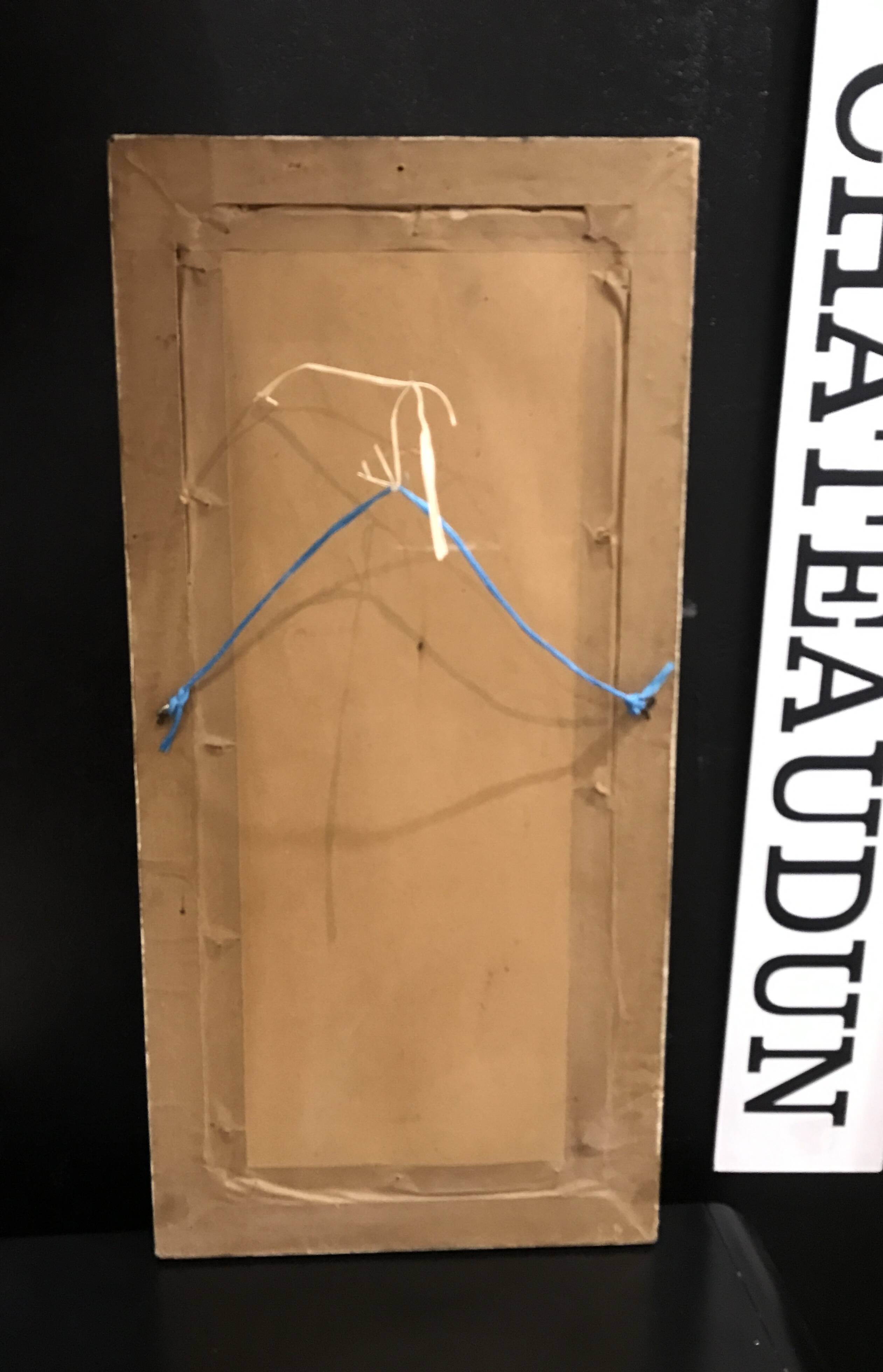 Old painting bouquet of tulips