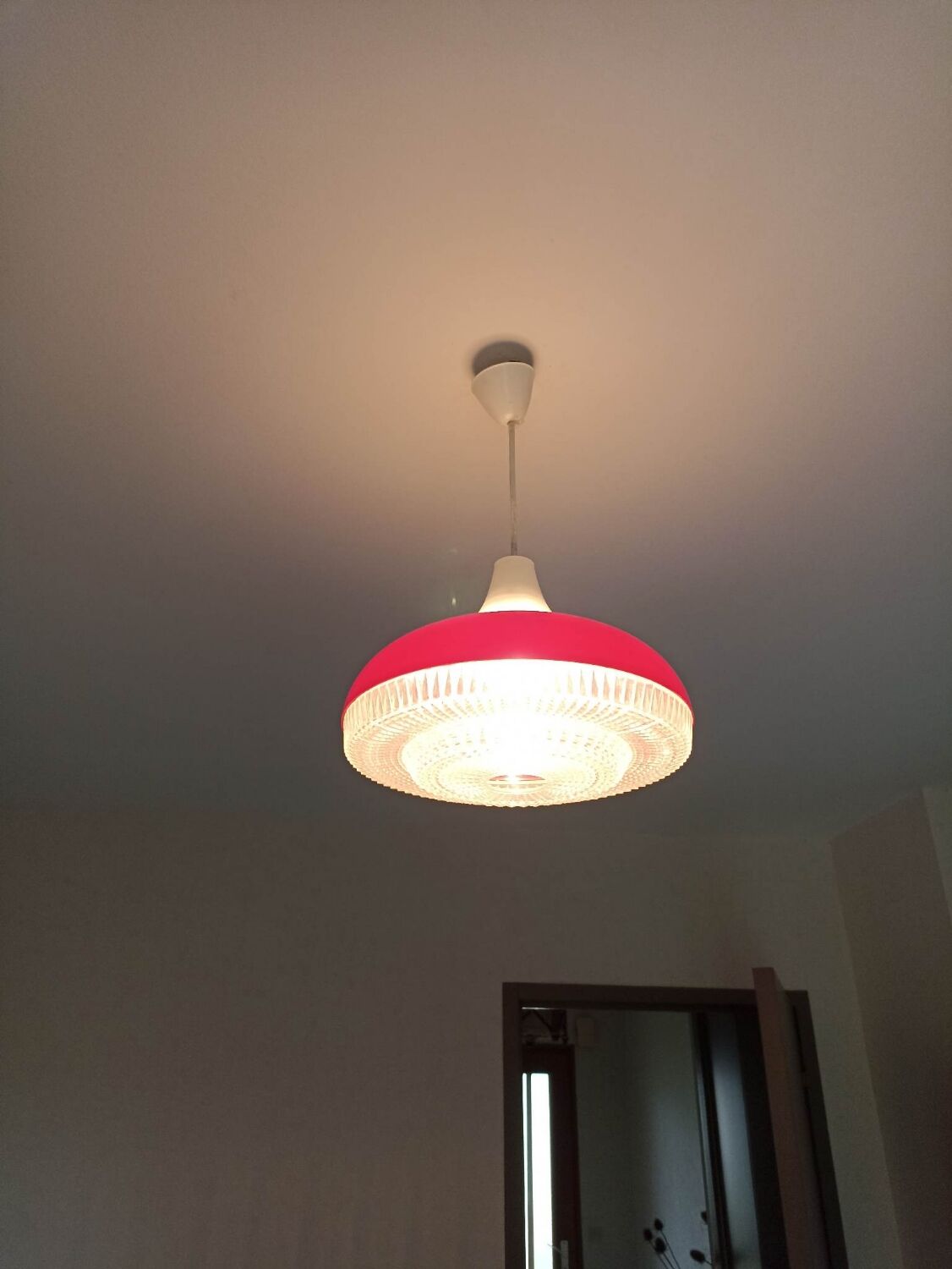 Ufo style suspension chandelier spage age 1970