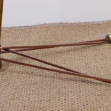 Italian floor lamp in brass was conical adjustable in inclination and height 1950