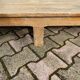 Natural wood coffee table