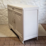 White art-deco buffet