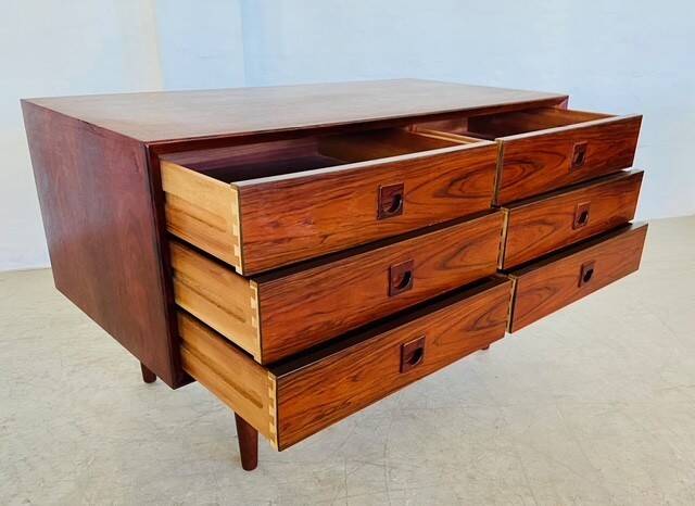 Commode vintage danoise en palissandre, style milieu du siècle, de la marque Brouers, années 1960