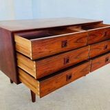 Commode vintage danoise en palissandre, style milieu du siècle, de la marque Brouers, années 1960