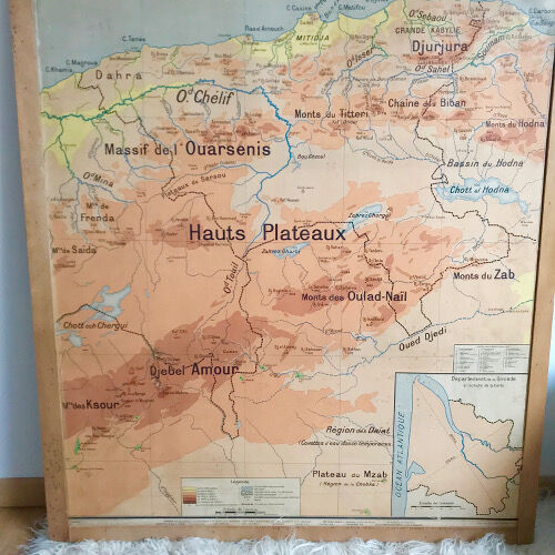 Vidal Lablache 42 Algiers School Map