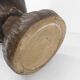 Vintage mushroom table in epoxy resin imitation wood