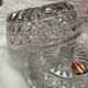 Pair of old German crystal candy boxes