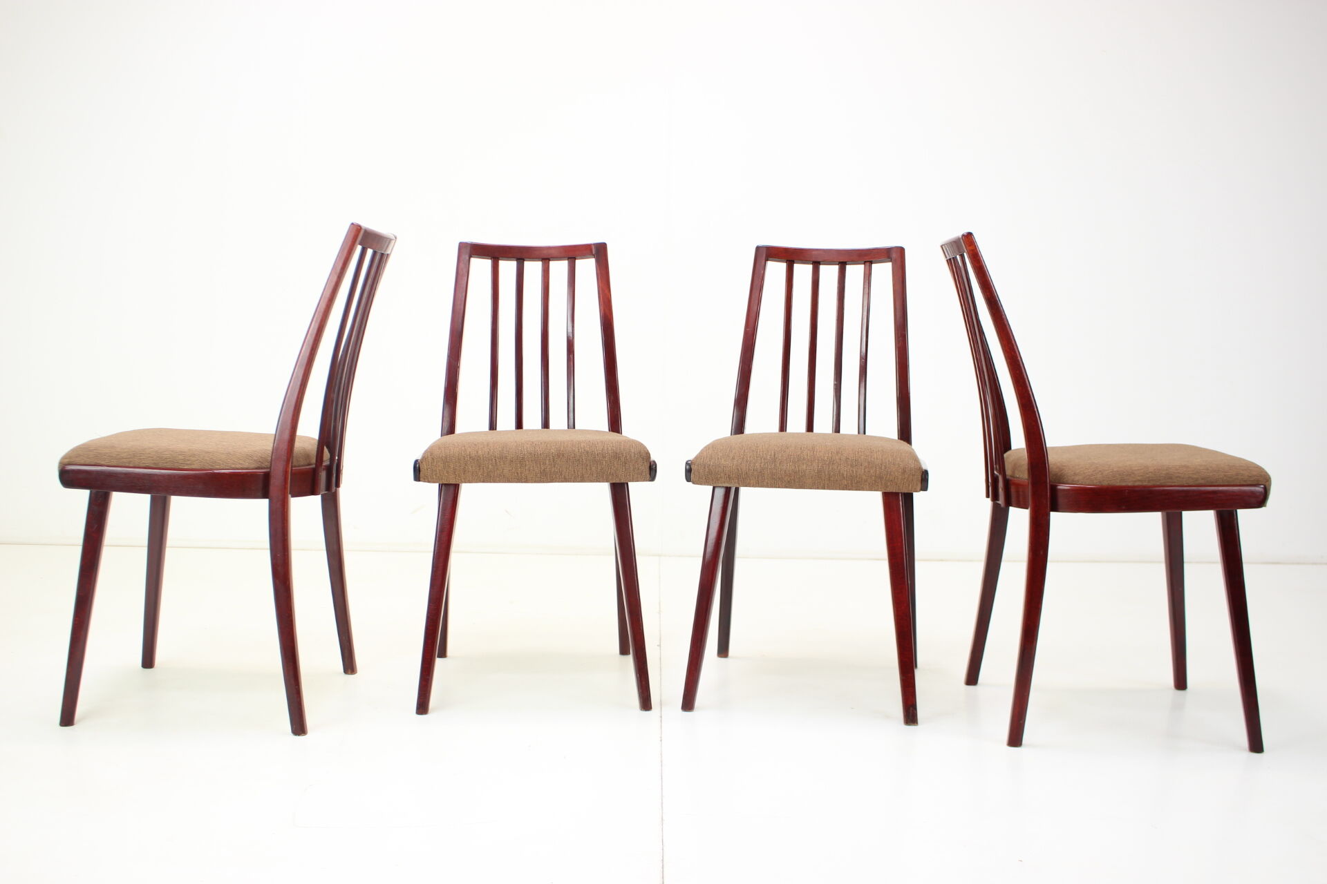1970s Set of Four Dining Chairs by Jitona, Czechoslovakia