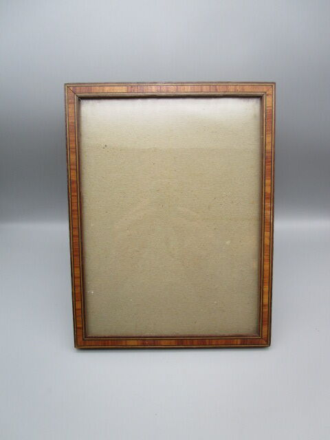 Wall frame or antique table inlaid wood inlaid