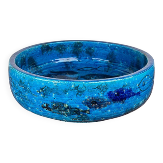 Bowl in the shape of a fish, modern fish from the mid-century by Aldo Londi for Bitossi, Italy, 1960s.