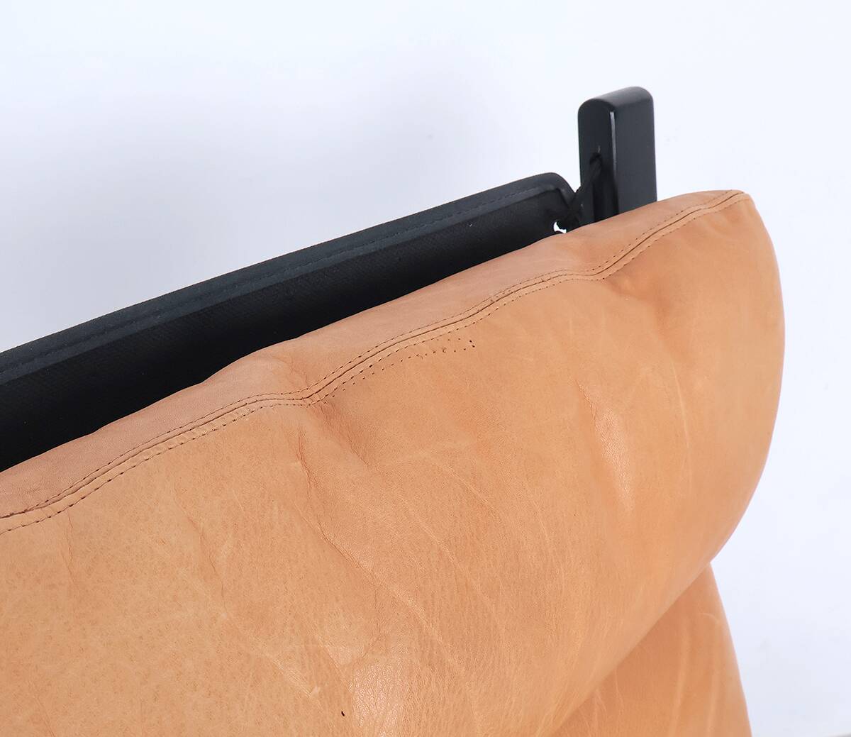 Ingmar Relling leather Siesta lounge chairs, Westnofa 1970s