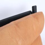 Ingmar Relling leather Siesta lounge chairs, Westnofa 1970s