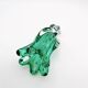 Vase Josef Hospodka Chřibská Cristal de Bohême Emerald Green 18 cm c60