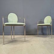Vintage dining chairs by Belgochrom, set of 6 - 1980s