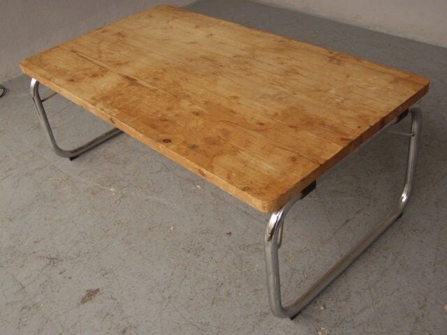 Table low tubular structure 1970