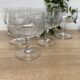 Set of 6 Rupel crystal cups