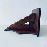 Antique wooden wall shelf