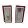 Pair of metal wall lights IKEA type V204 red