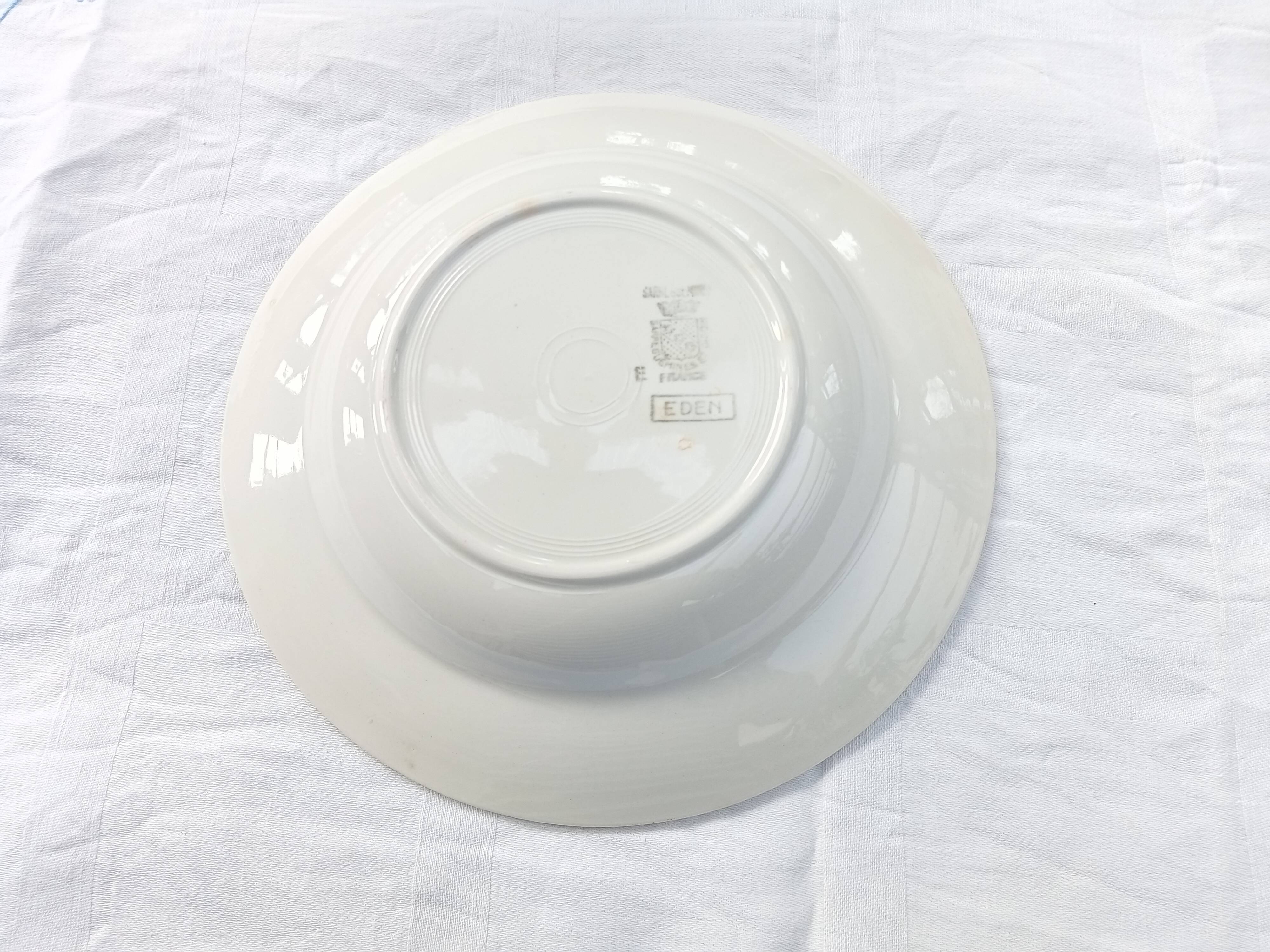 4 hollow plates Eden / Digoin