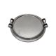 Art Deco aluminium tray with mirror, 1930s