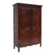 Large Louis XVI French Carved Bridal Wardrobe, ca. 1850