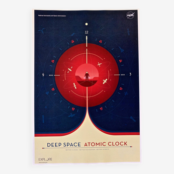 Impression d'après Nasa Deep Space Atomic Clock Red
