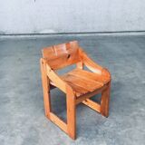 Set of Scandinavian Pine Side Chairs, Sweden, 1960s