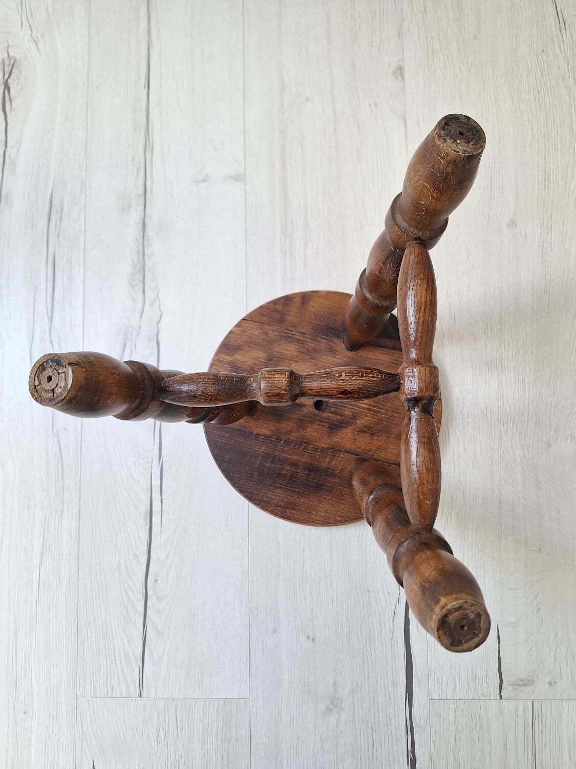 Vintage tripod stool