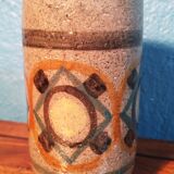 Pot céramique "Fleurs" 1960s