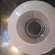 Old lampshade frosted glass stripes 100% vintage for suspension