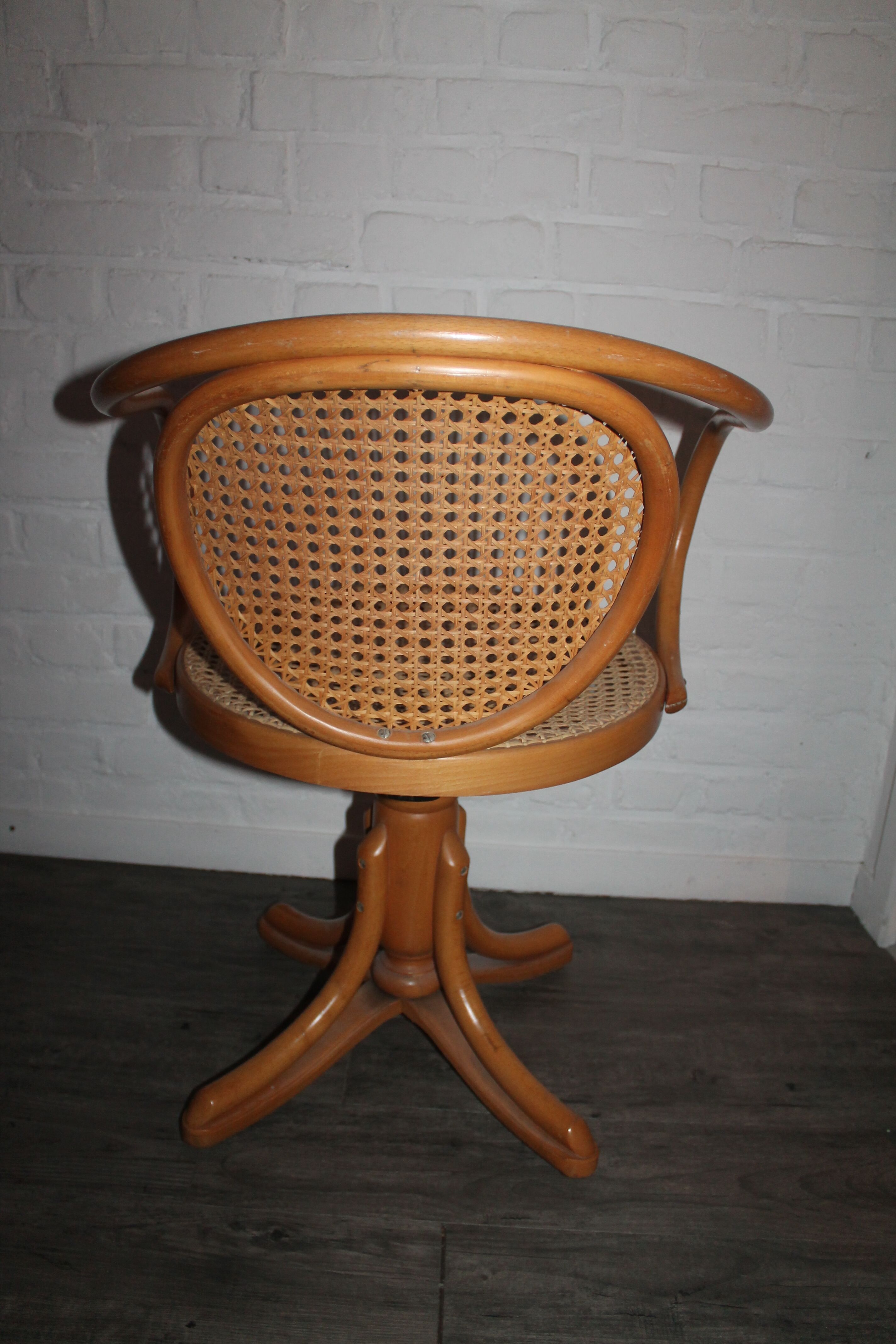 Fauteuil pivotant Thonet début 1900